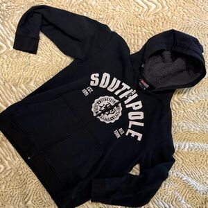 Southpole Black Zip-Up Hoodie